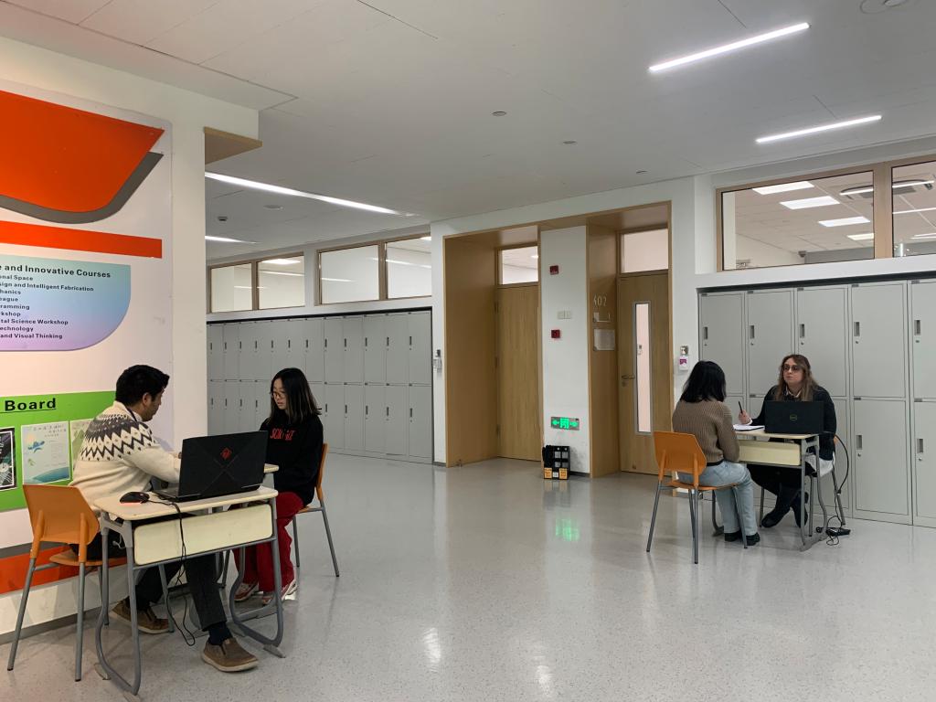 Puxi campus g8 setting goals for the new semester 